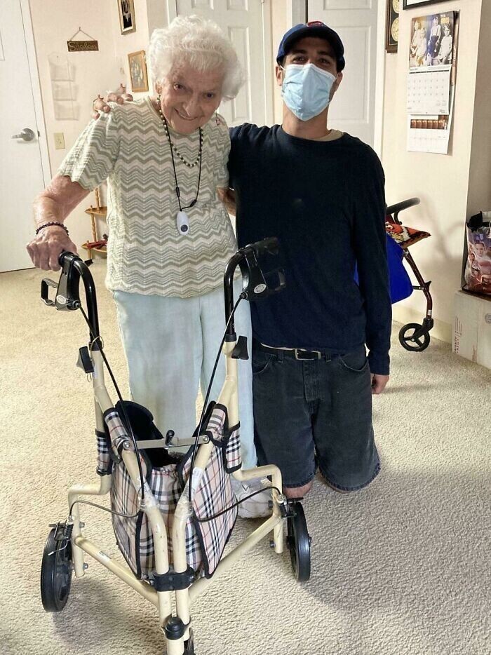 "Сегодня моей бабушке исполнился 101 год"