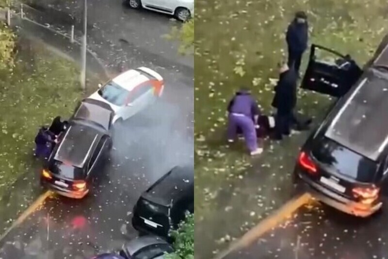 При попытке припарковаться пьяный москвич разбил семь авто