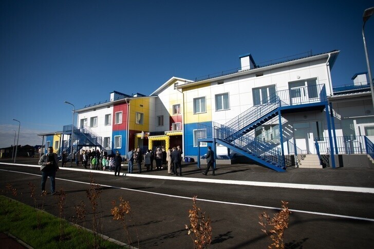 Новый детский сад Оренбургская область  пос. Имени Ленина