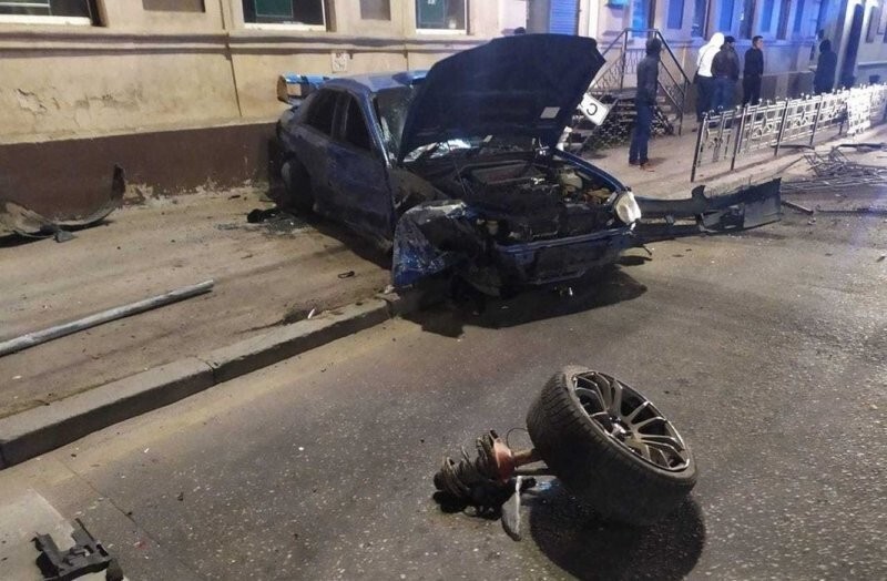 Авария дня. Ночное столкновение в центре Иркутска