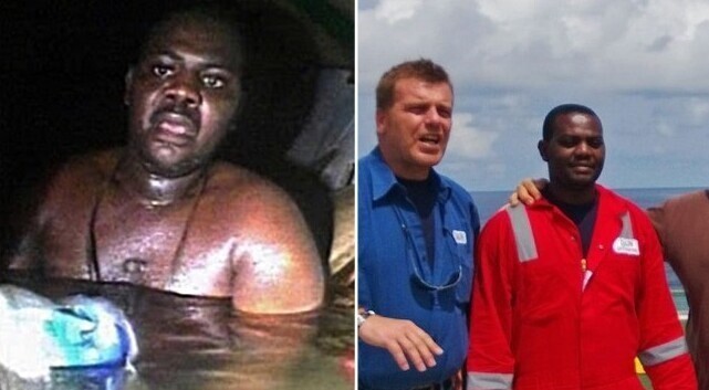 В 2013-м Харрисон Окене провел 3 дня под водой на затонувшем судне в 30 километрах от побережья Нигерии. Ему удалось выжить благодаря воздушному мешку, который он обнаружил на судне. Его нашли живым во время поисков умерших