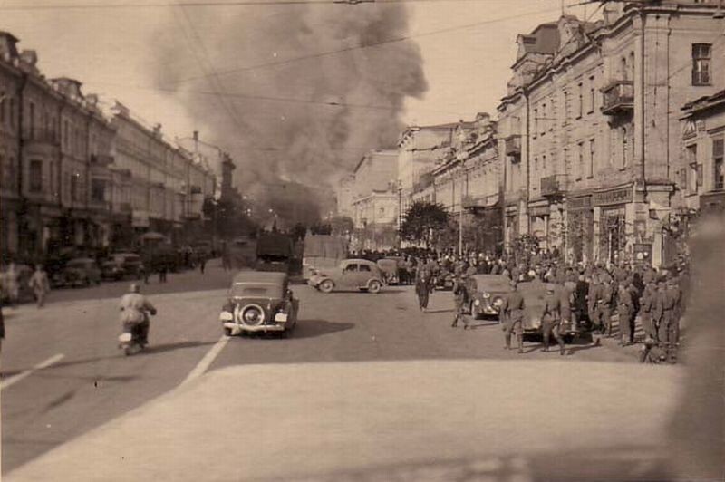 Как взрывался Крещатик