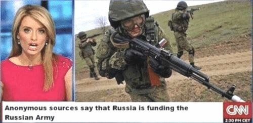 Россию подозревают в финансировании российской армии...