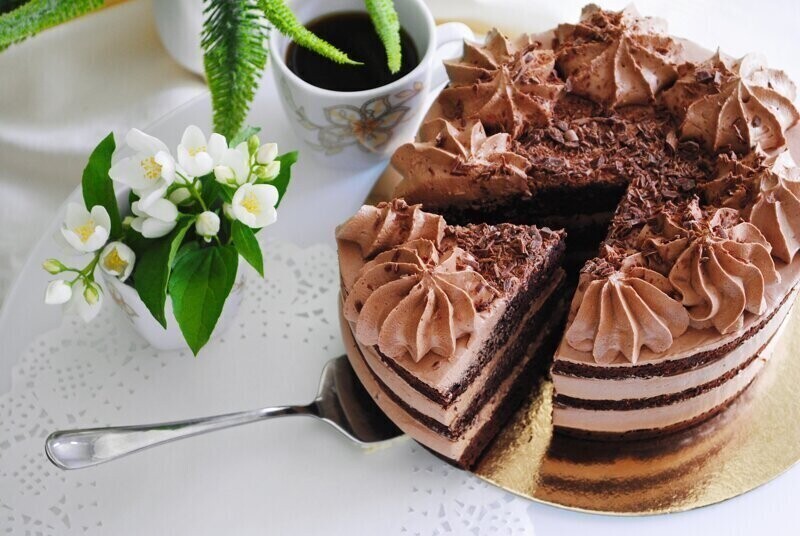 Шоколадный торт простой и очень вкусный рецепт!