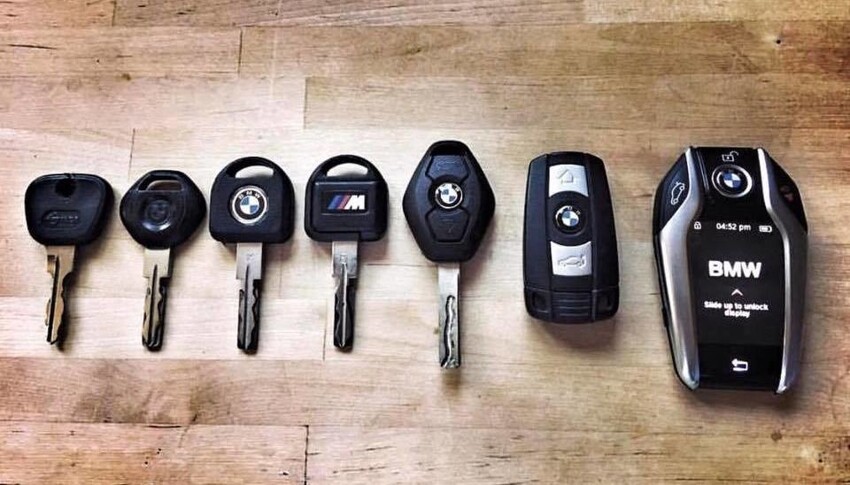 Эволюция ключей BMW