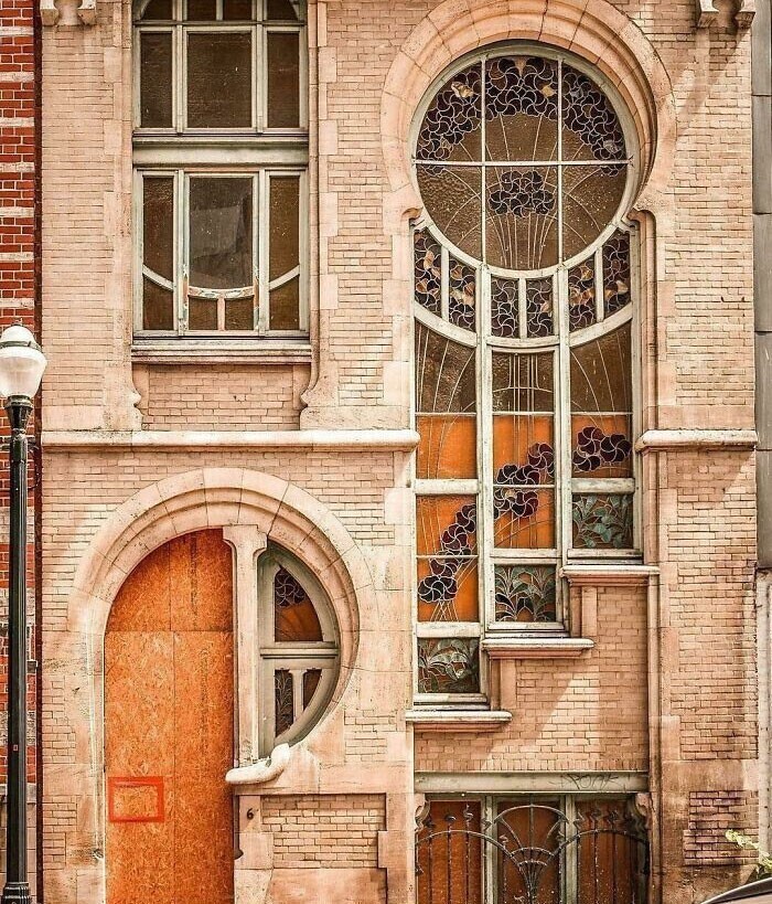 24. Дом в стиле модерн, построенный в 1880-х годах в Брюсселе, Бельгия