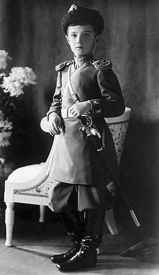 Царевич Алексей Николаевич, сын Николая II и наследник российского престола. Фотография начала 1910-х гг. 