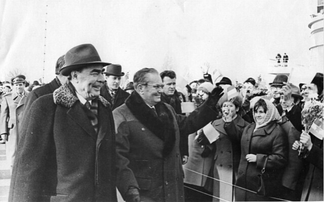 Леонид Брежнев и Иосип Броз Тито. 1973