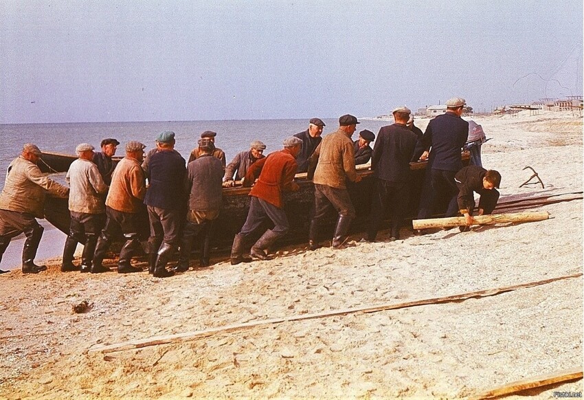 Рыбаки колхоза Седово
