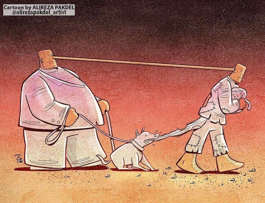 15 жизненных карикатур от иранского художника