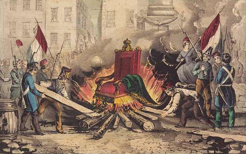 В 1848 году во Франции вспыхнула революция. Какие события спровоцировали резкий рост социального недовольства?