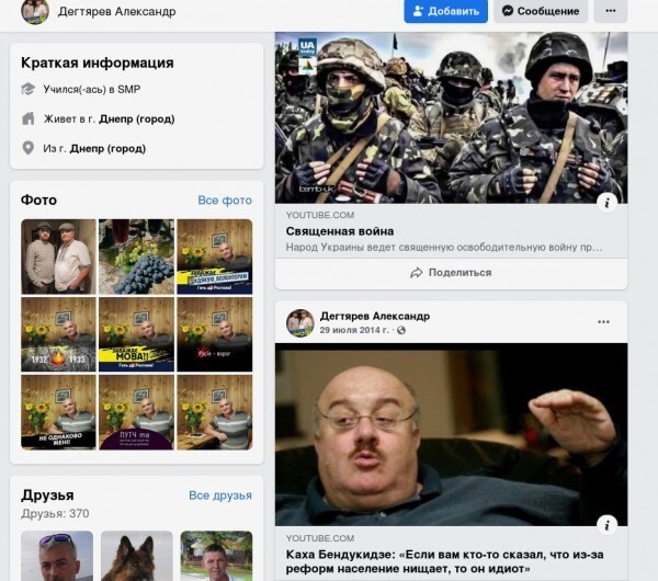 Собирательный образ среднестатистического украинца