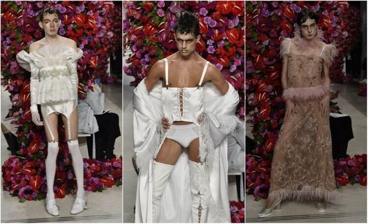 Испанский дизайнер Palomo представил свою коллекцию мужской одежды на Нью-Йоркской Неделе моды. Видимо именно так, по мнению испанского дизайнера, должен выглядеть модный мужчина. И это наяву а не кошмарный сон...