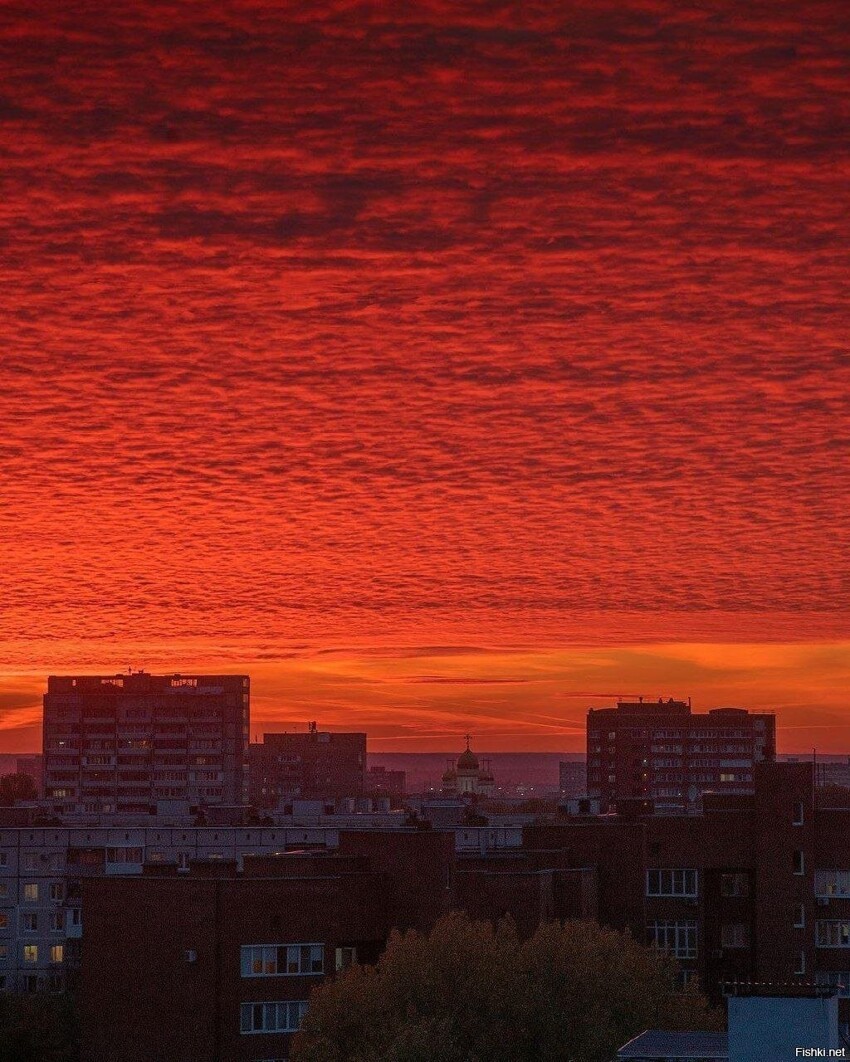 Закат в Тольятти
