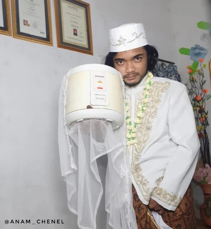 Индонезийский блогер женился на рисоварке, но счастье оказалось недолгим