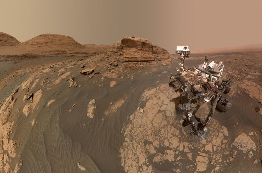 Радуга на Марсе. Объяснения Nasa