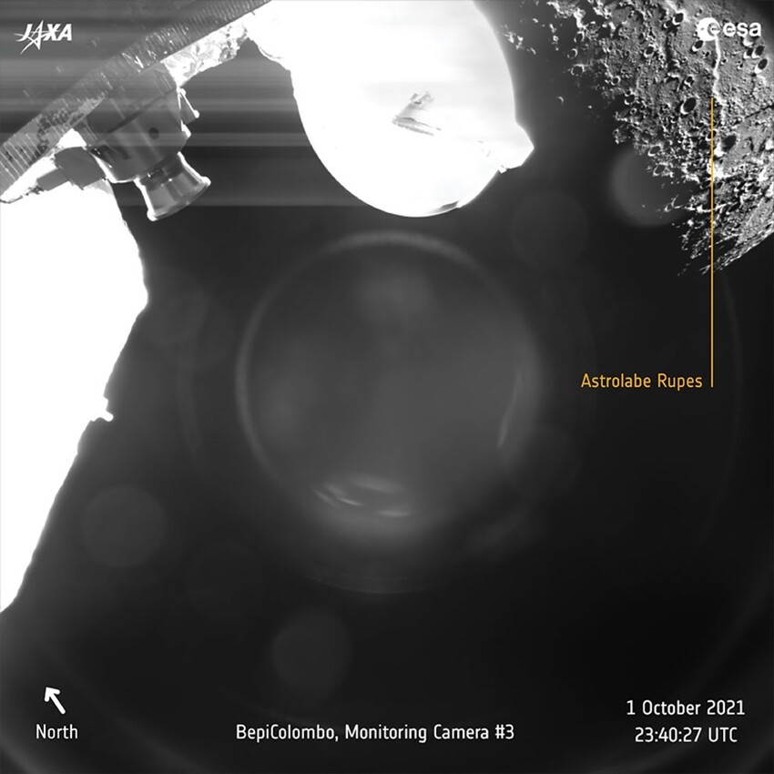«БепиКоломбо» сделал первые фотографии Меркурия