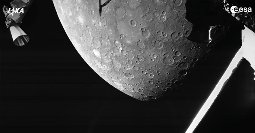 «БепиКоломбо» сделал первые фотографии Меркурия