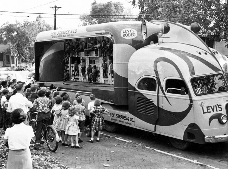 Передвижной кукольный театр Levi's Rodeo. США, Даллас, 1940 год