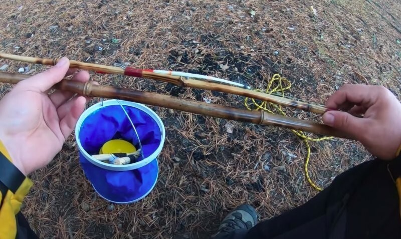 Ловля щуки на жерлицы и раритетный «бамбук». Рыбалка по-дедовски | Удачный улов