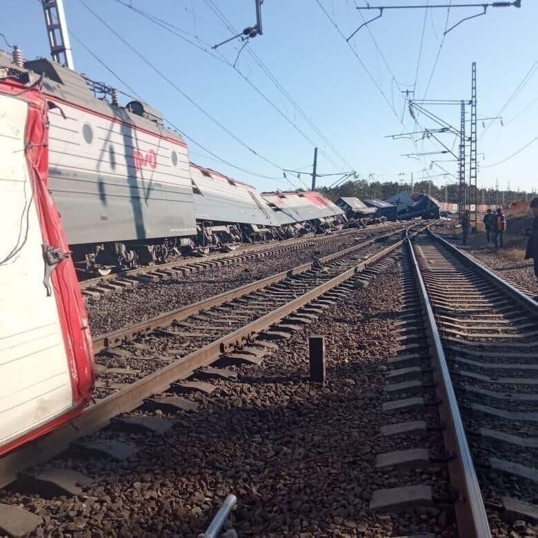 Крупная авария на Забайкальской железной дороге
