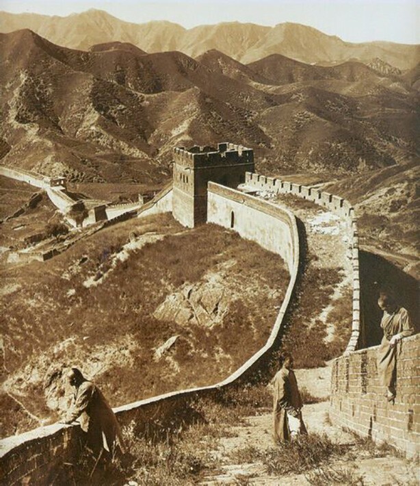 Великая Китайская Стена до современных реставраций. 1907 год.