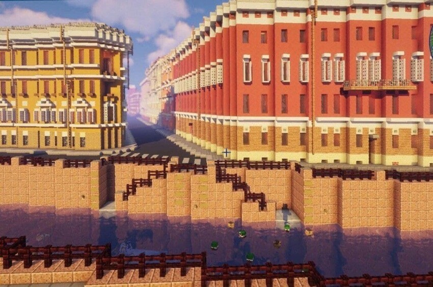В Minecraft построили более 300 зданий Петербурга