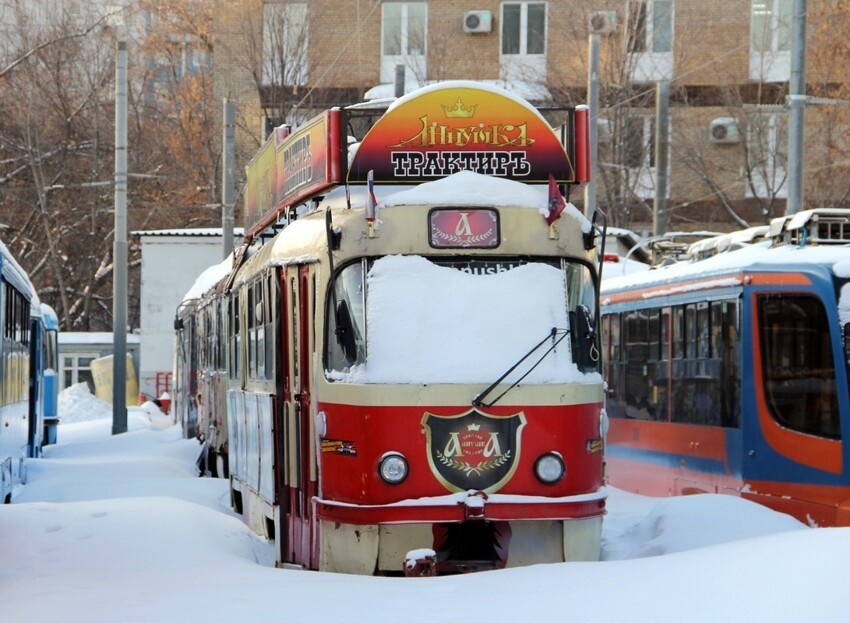 Отдам трамвай в хорошие руки: московский ретро-трактир на рельсах выставлен на продажу