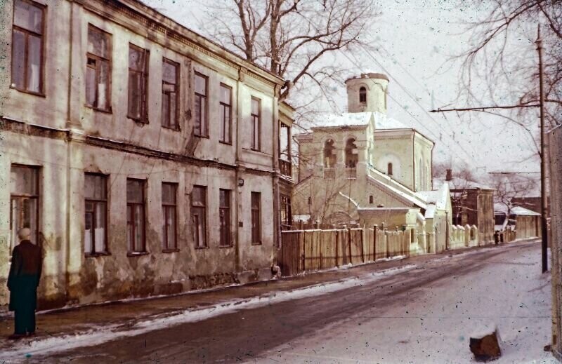 Цветные фотографии Москвы 1955 года