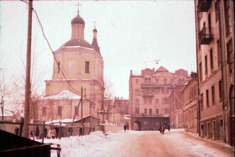 Цветные фотографии Москвы 1955 года