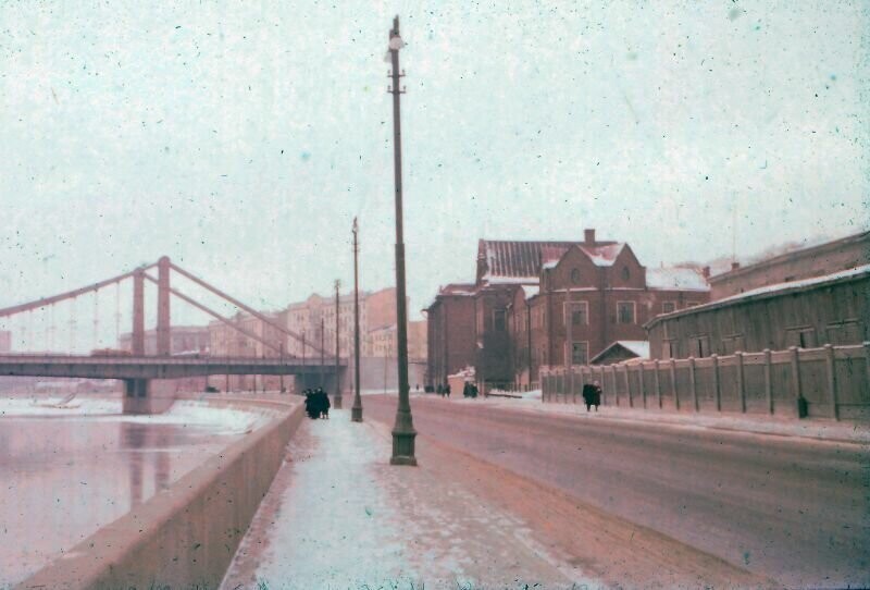 Цветные фотографии Москвы 1955 года