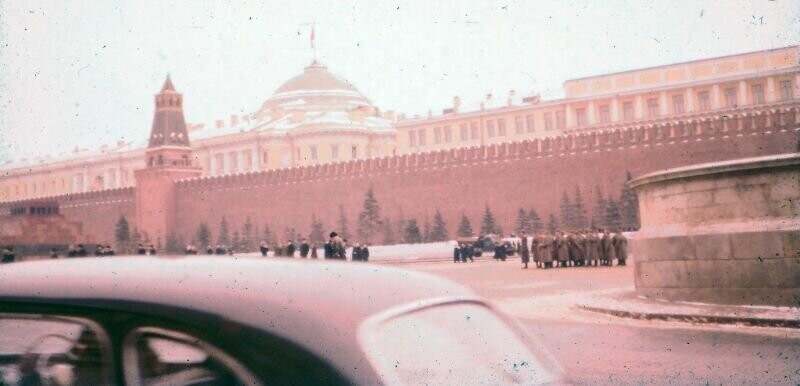 Цветные фотографии Москвы 1955 года