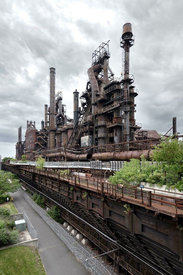 19. Завод сталелитейной компании Bethlehem Steel, США