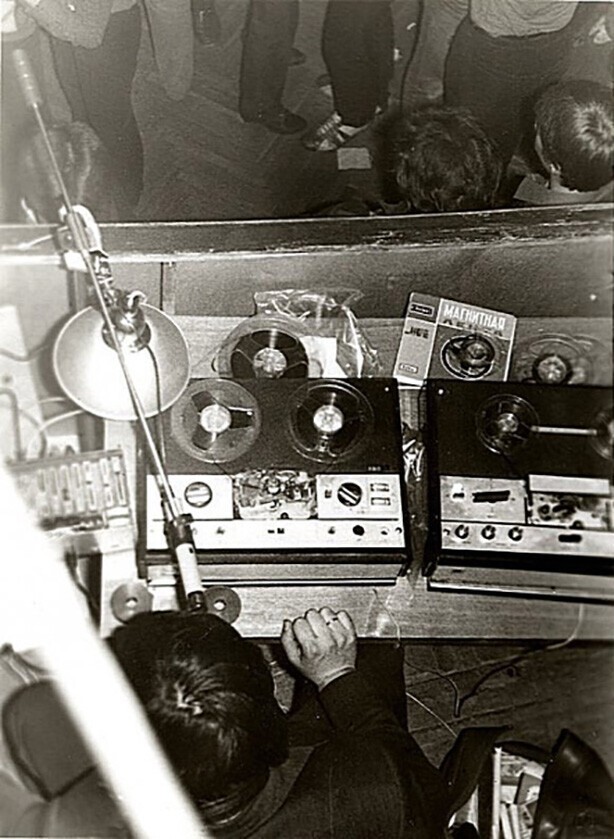 Диджей на дискотеке, СССР, 1980-е