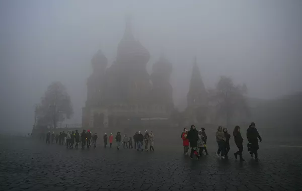 Туман в Москве 2 ноября 2021 года