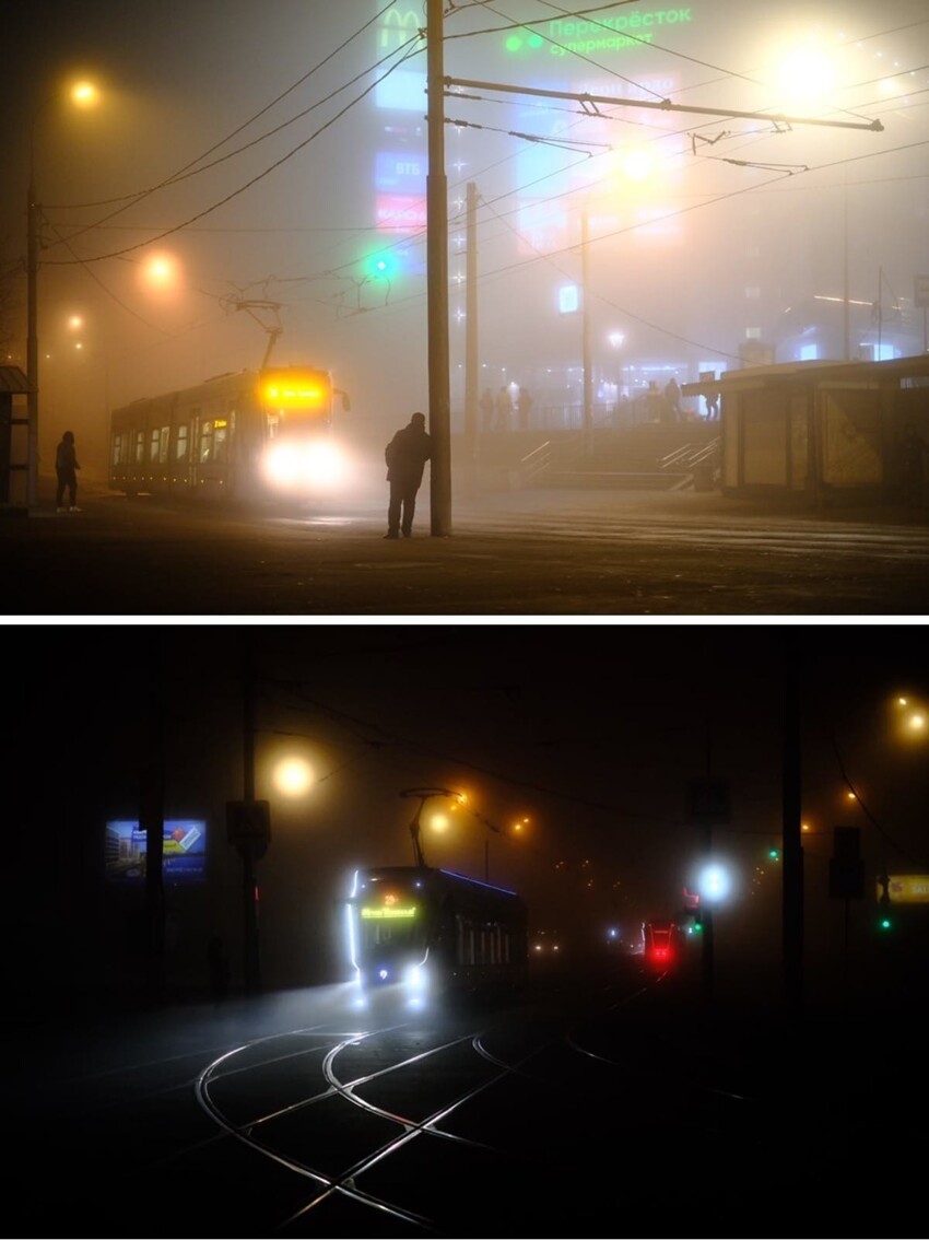 «Здесь так крипово, я перестаю дышать»: Москва в тумане