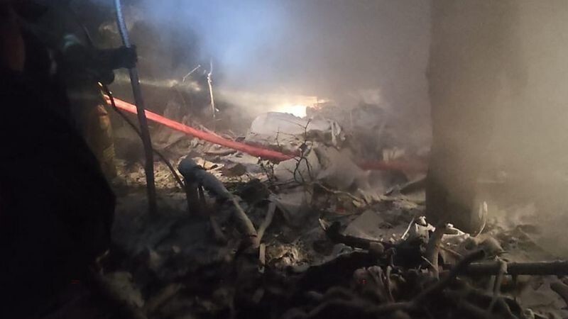 Самолет Ан-12 потерпел крушение при заходе на посадку под Иркутском