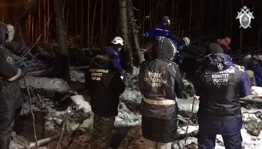 В сети появилось видео, снятое на месте крушения Ан-12 в Иркутской области