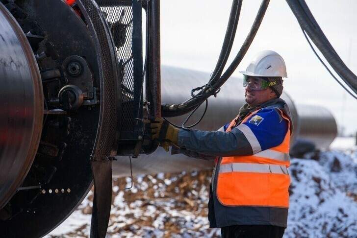Построено 432 км участка газопровода «Сила Сибири» от Ковыктинского до Чаяндинского месторождения