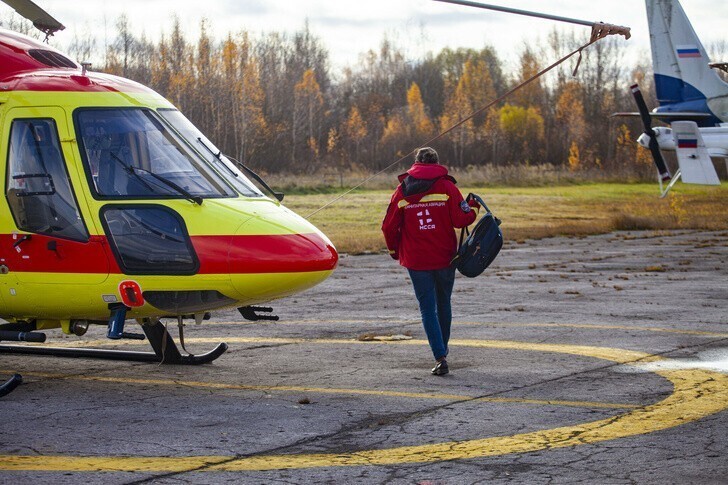 В Псковскую область прибыл новый вертолет службы санитарной авиации