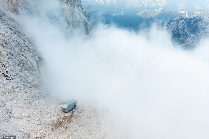 В Доломитовых Альпах построили убежище для туристов на высоте 2667 метров