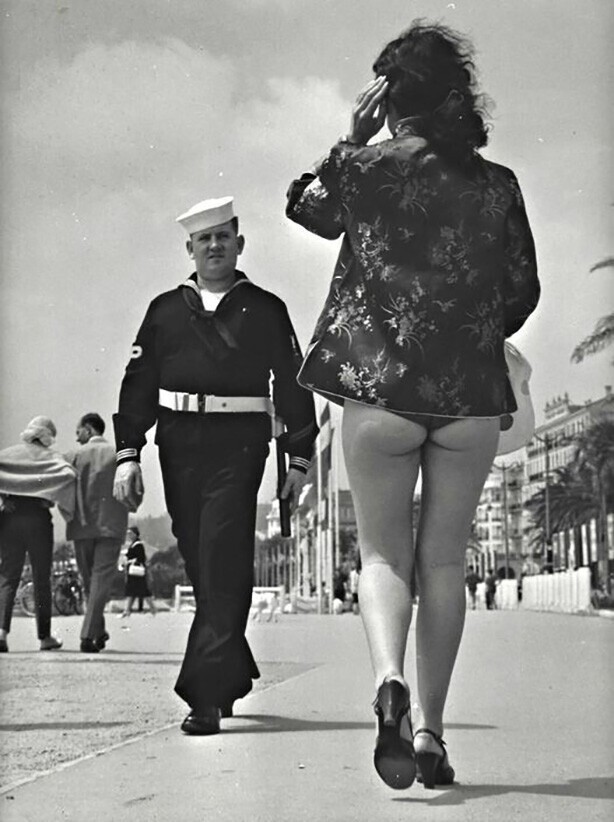 Матрос и девушка.  Кинофестиваль Канны, Франция, 1955 год