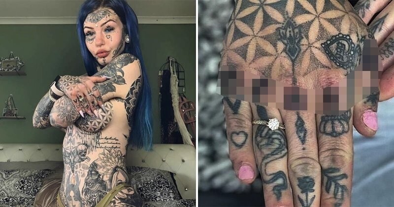 Модель сделала татуировку в честь Сатаны и восхитила фанатов (5 фото)