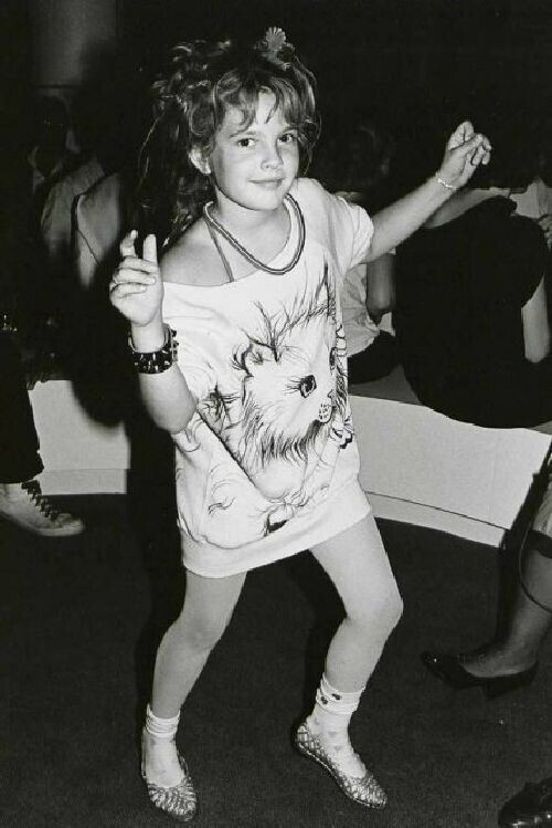 Дрю Бэрримор в клубе Studio 54, 1983 год