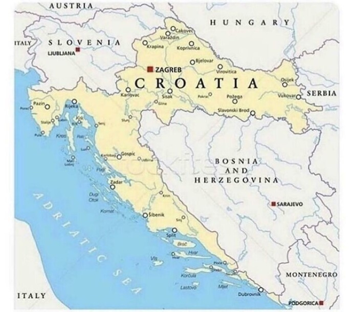 Босния и Герцеговина: "Искупаться бы!" Хорватия: "Нет!"