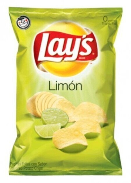 Оригинальные чипсы с лимоном