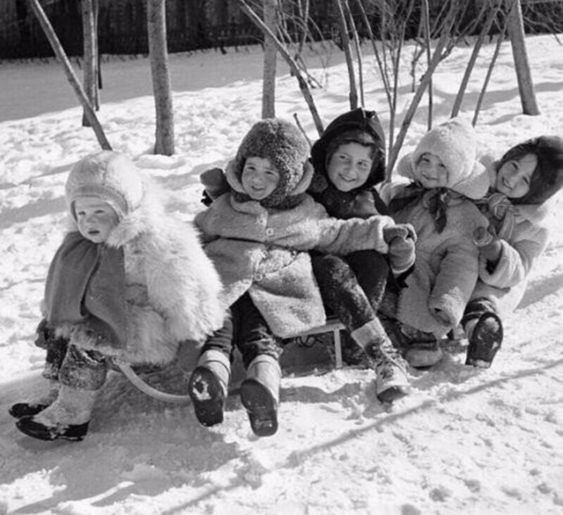 Черно-белые фотографии времён СССР