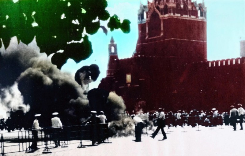 Попытка самосожжения на Красной площади