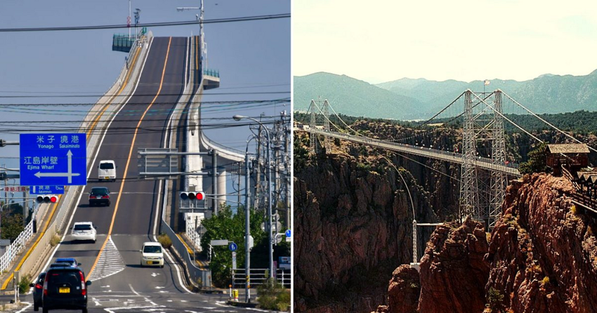 15 самых страшных и опасных мостов в мире