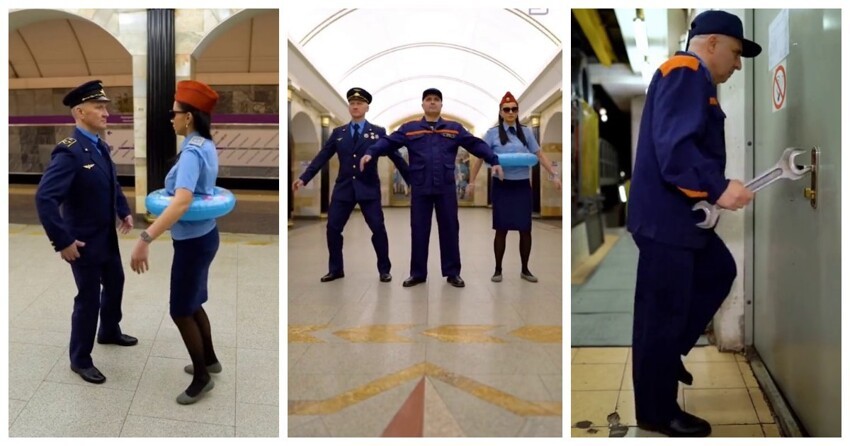В сети появилось видео о нелёгких буднях тиктокеров петербургского метро